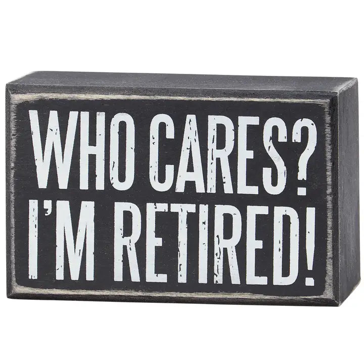 Box Sign Retired