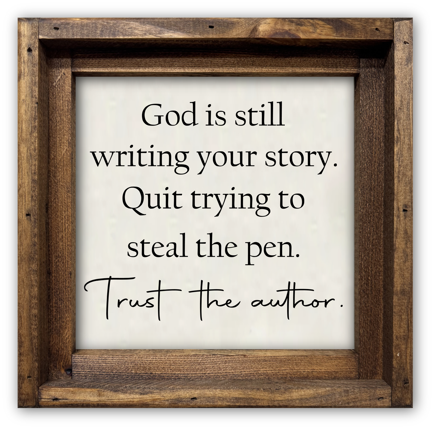 Trust the Author 12x12 N