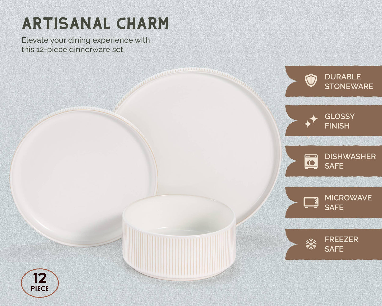 Ceramic Service for 4