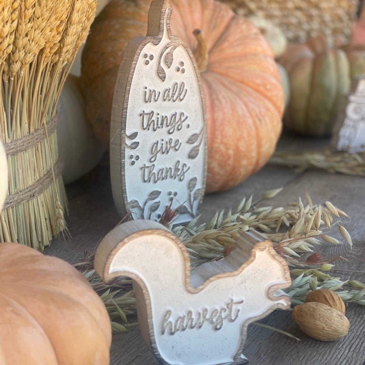 Pumpkin Wood Thanks
