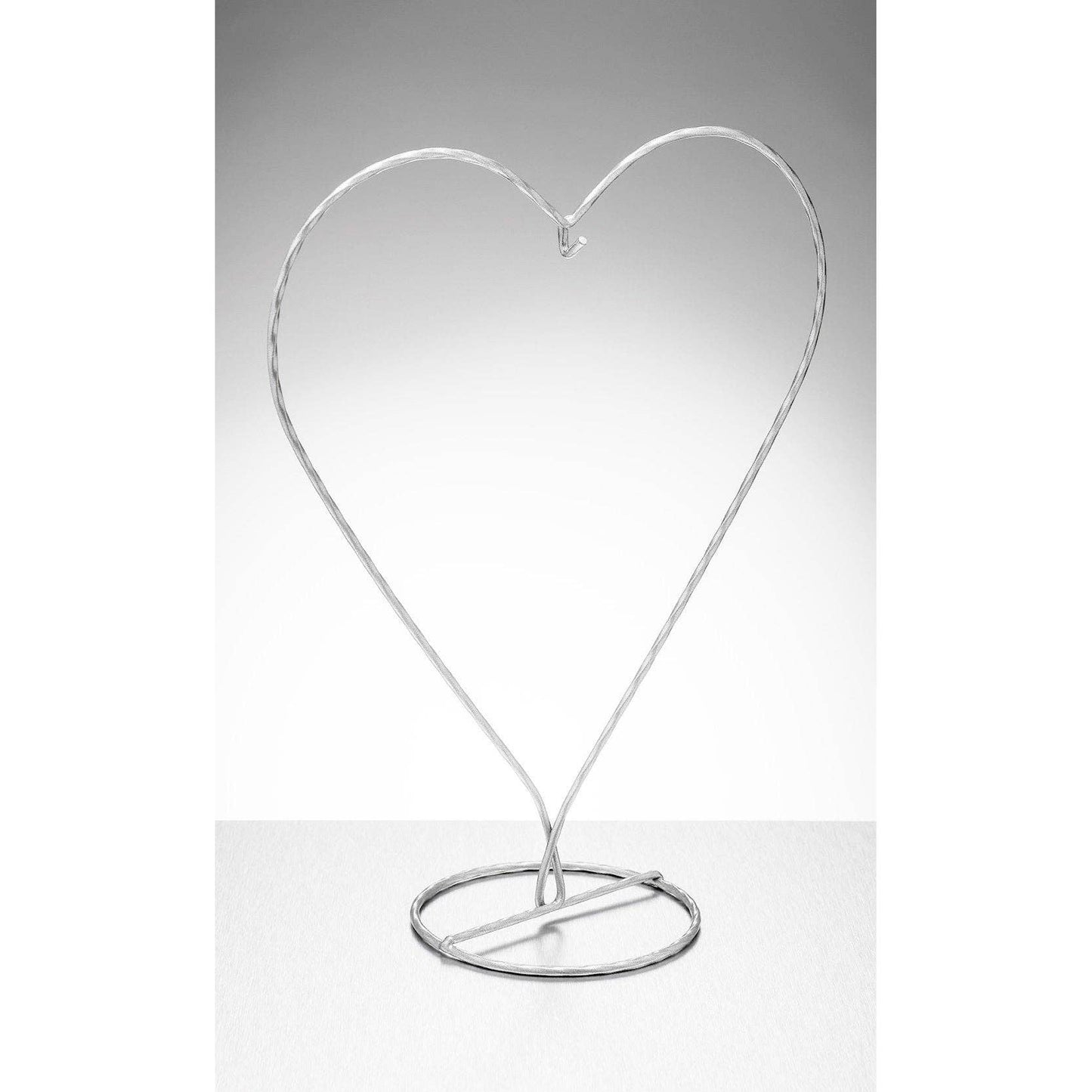 Orb Heart Stand - Silver