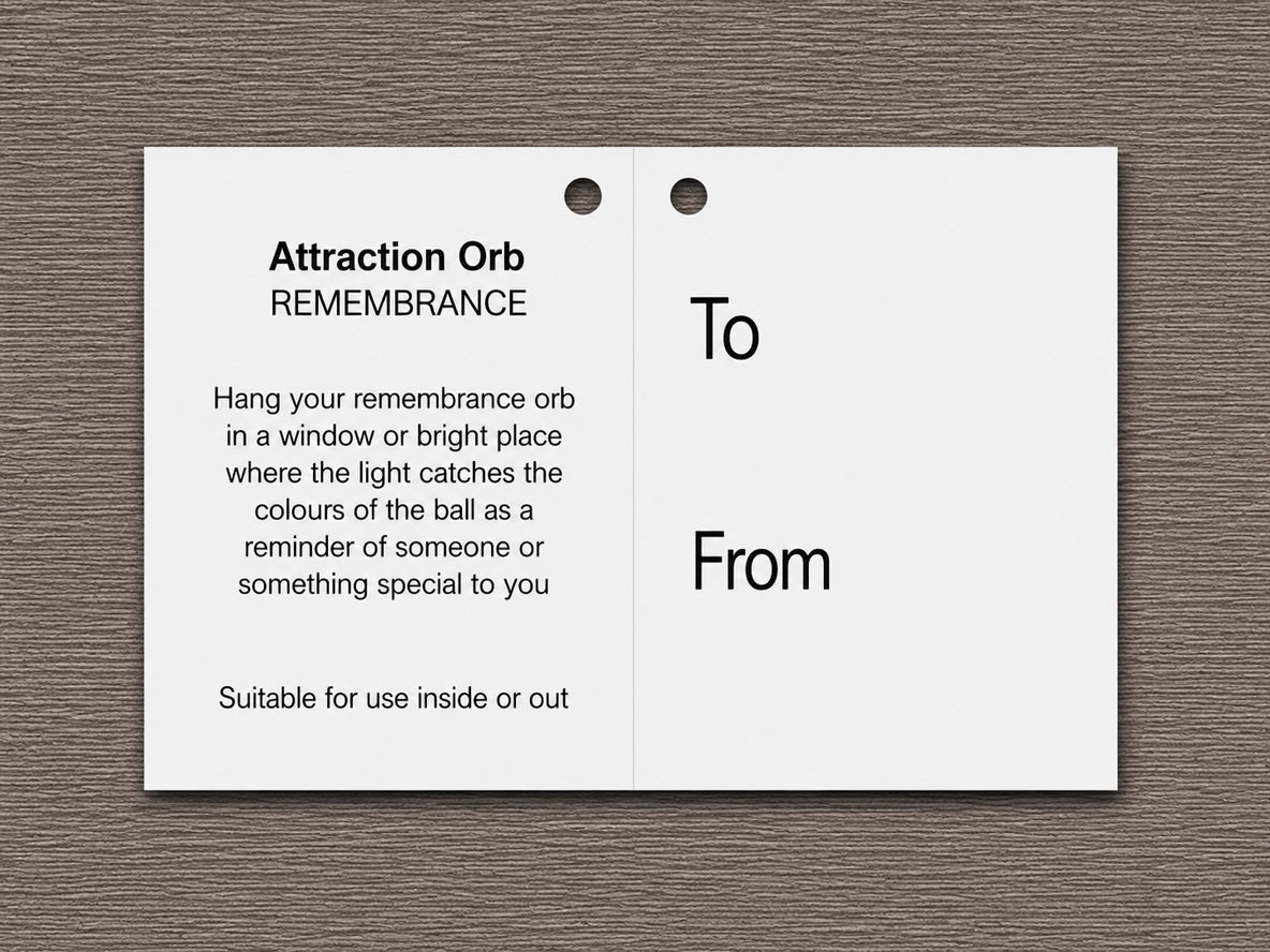 10cm Orb REMEMBERANCE
