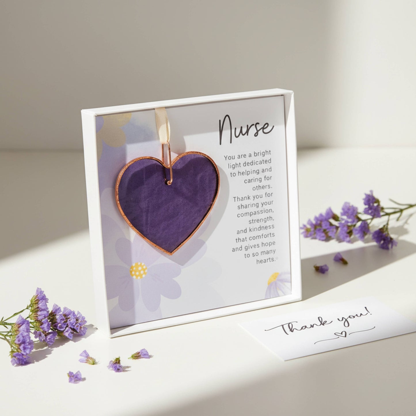 Nurse Heart Glass