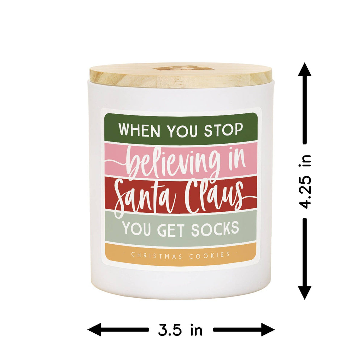 Believing Santa Candle