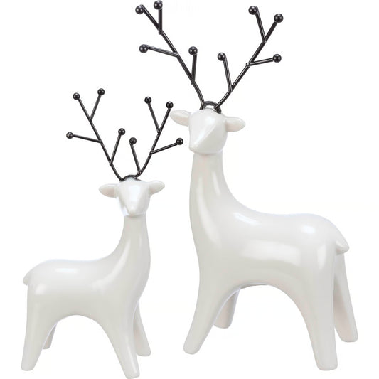 B & W Deer Set