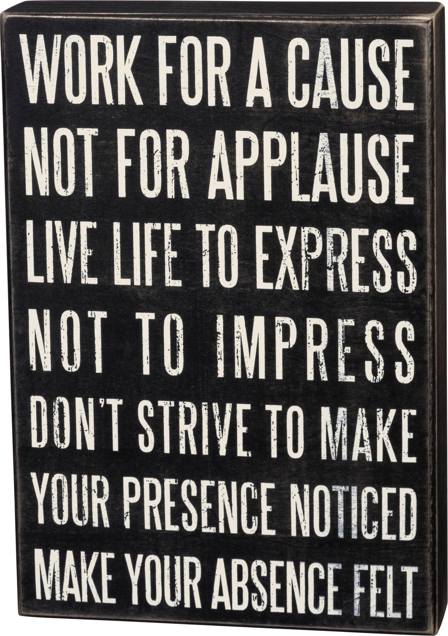 Work Cause Box Sign
