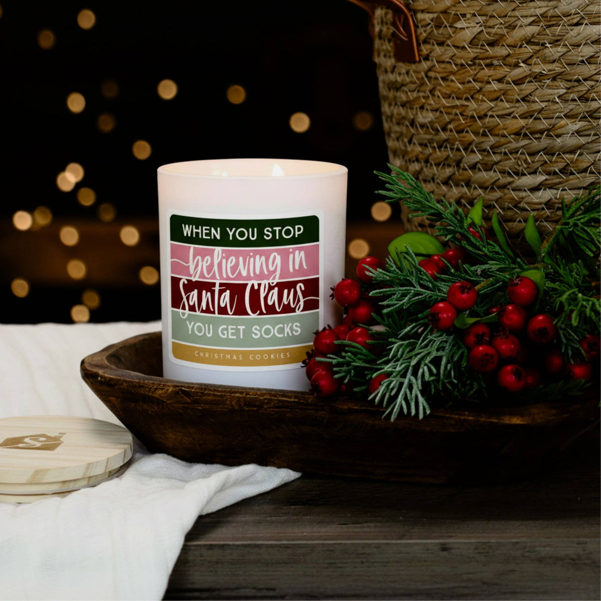 Believing Santa Candle