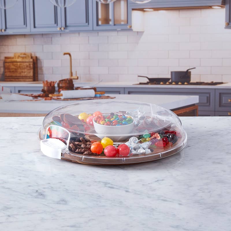 Covered Board Rnd Lazy Susan