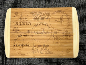Christmas Cutting Board for Santa