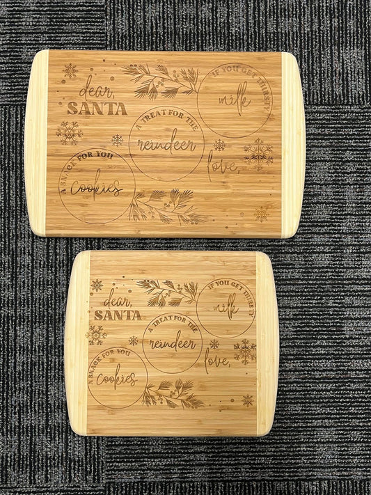 Christmas Cutting Board for Santa