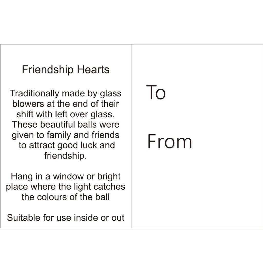 Orb Friendship Heart Pink