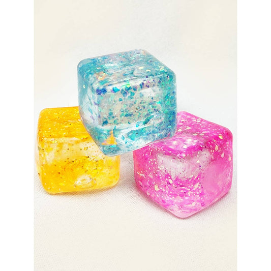 Glitter Ice Cube Squishy