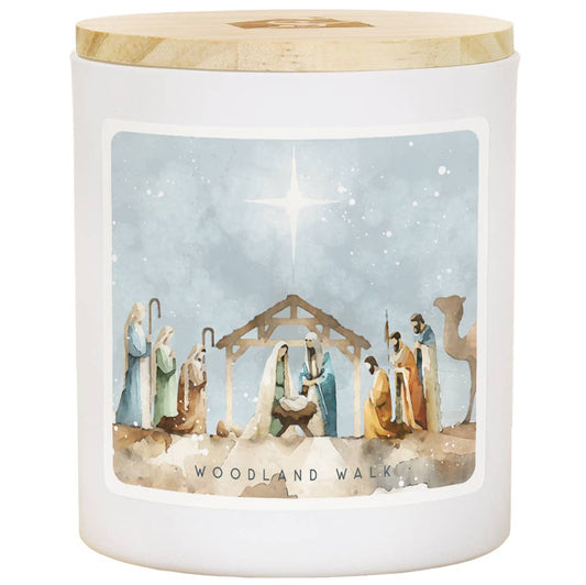 Watercolor Nativity