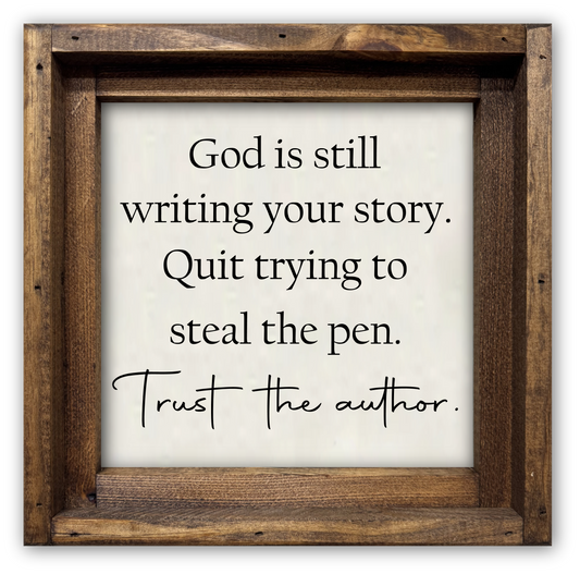 Trust the Author 12x12 N