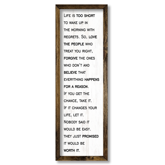 Life Is Too Short