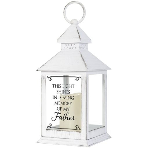 Lantern White 11"