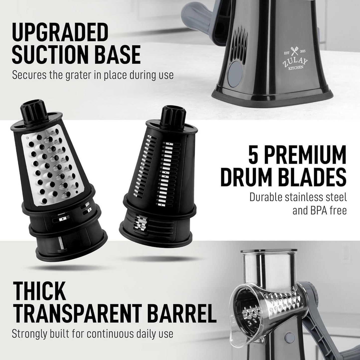 Cheese Grater/ 5 Drums
