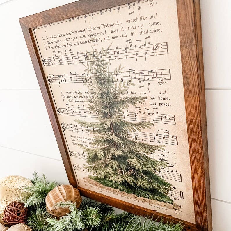 Amazing Grace Tree Sign