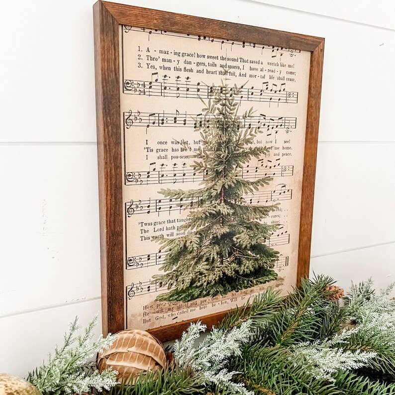 Amazing Grace Tree Sign
