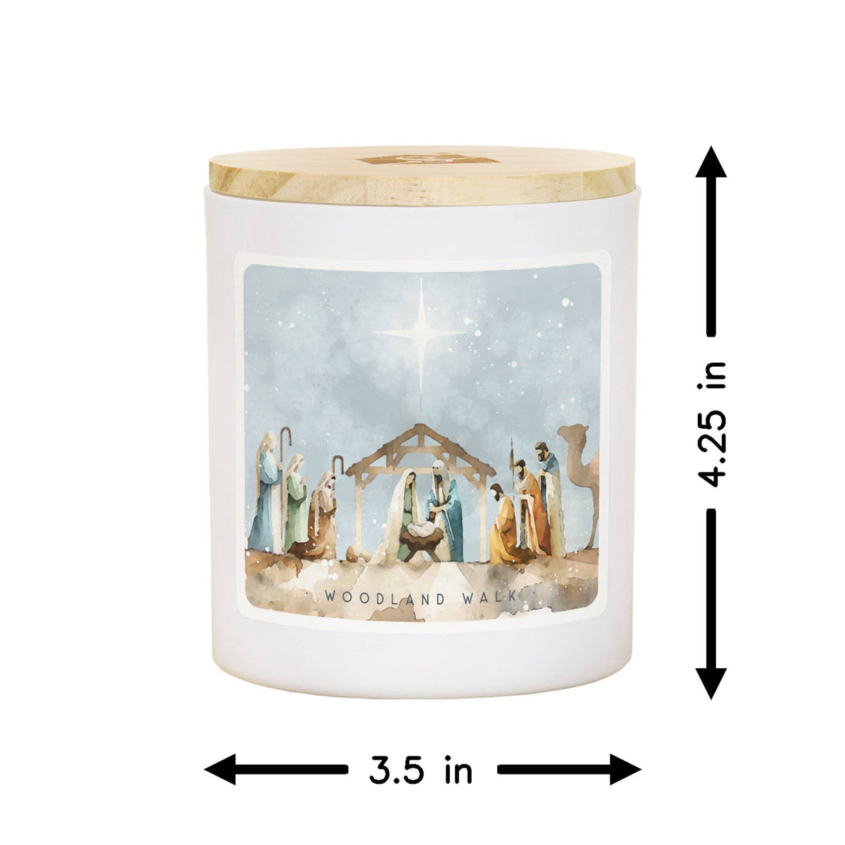 Watercolor Nativity