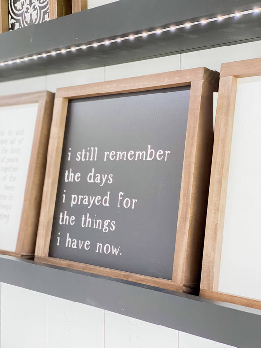 I Still Remember