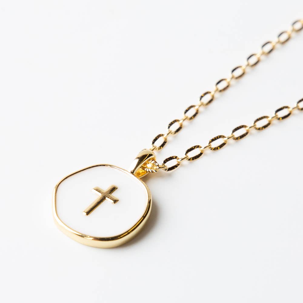 White Enamel Cross