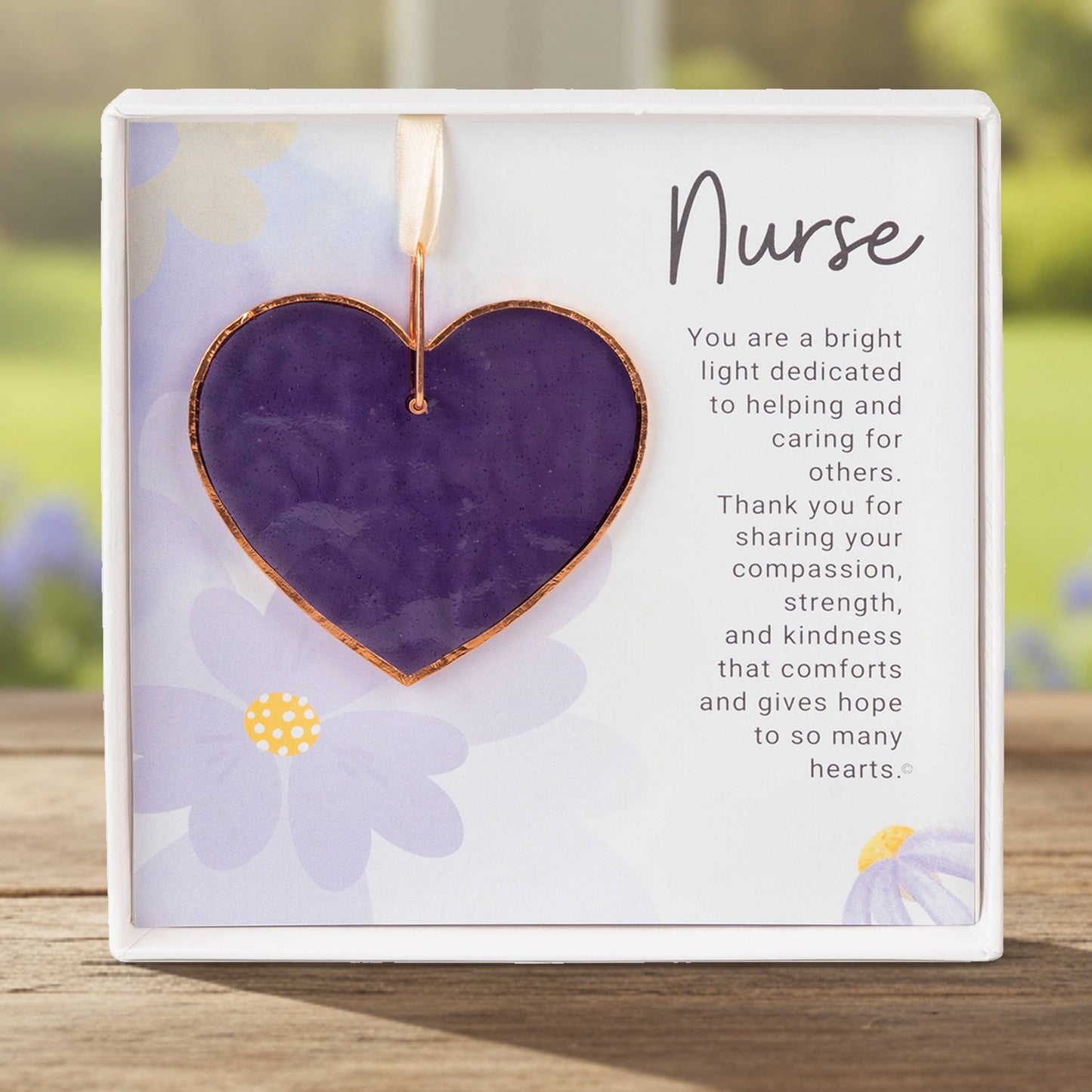 Nurse Heart Glass