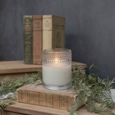 5" DOTTED 3D CANDLE