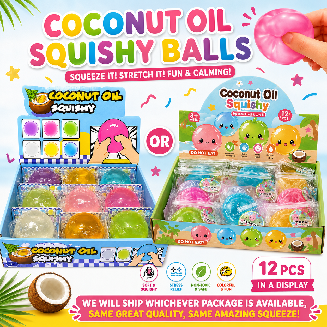 Squishy Coconut Oil Balls