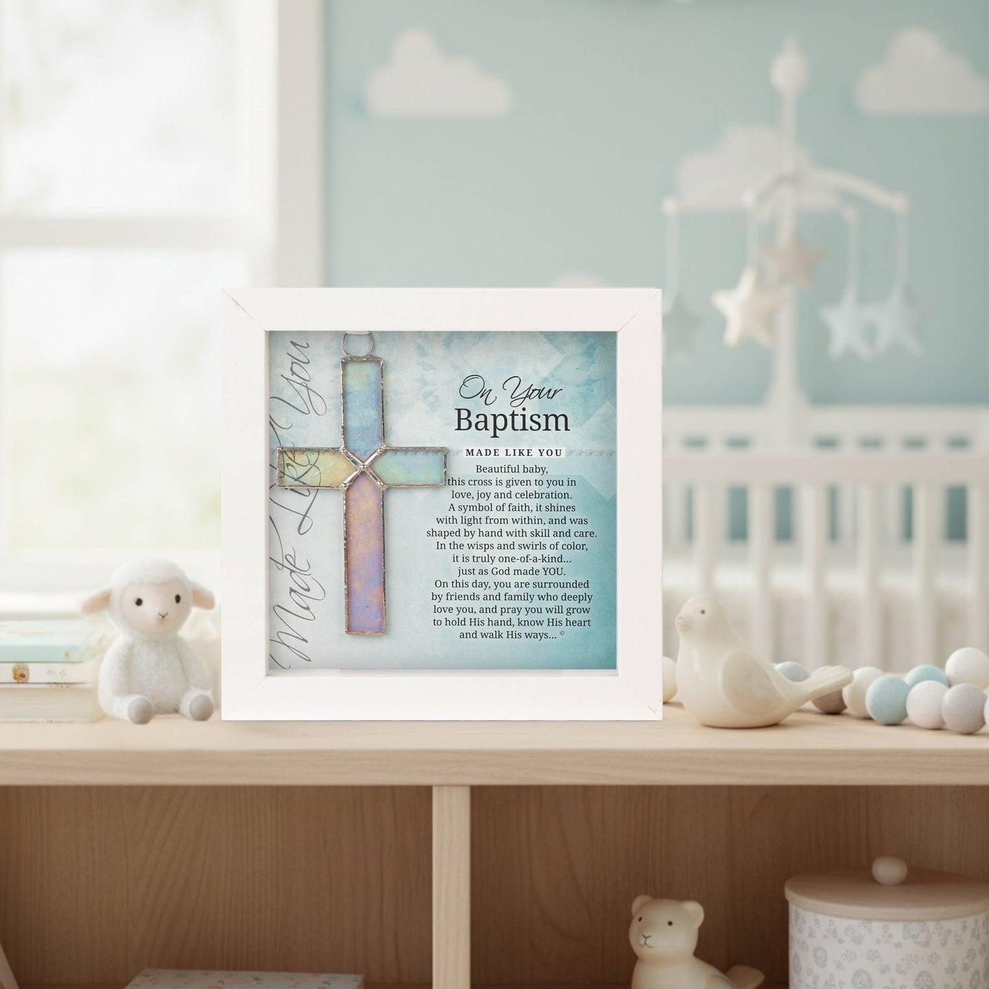 Baptism Framed Glass
