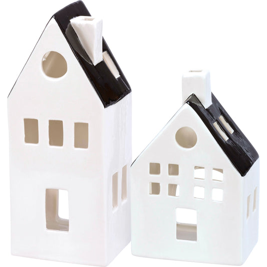B & W House Set