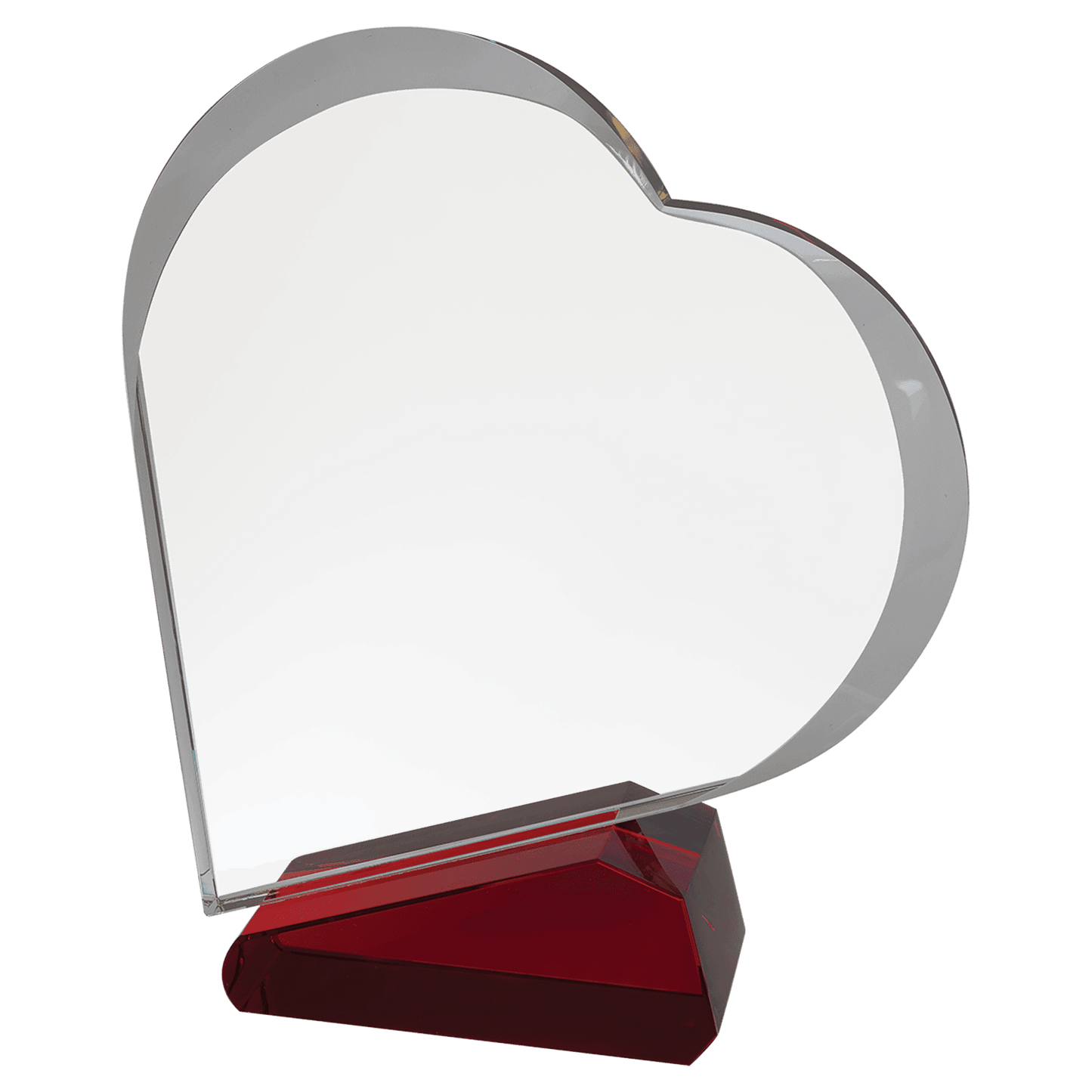 Clear/Red Heart Award