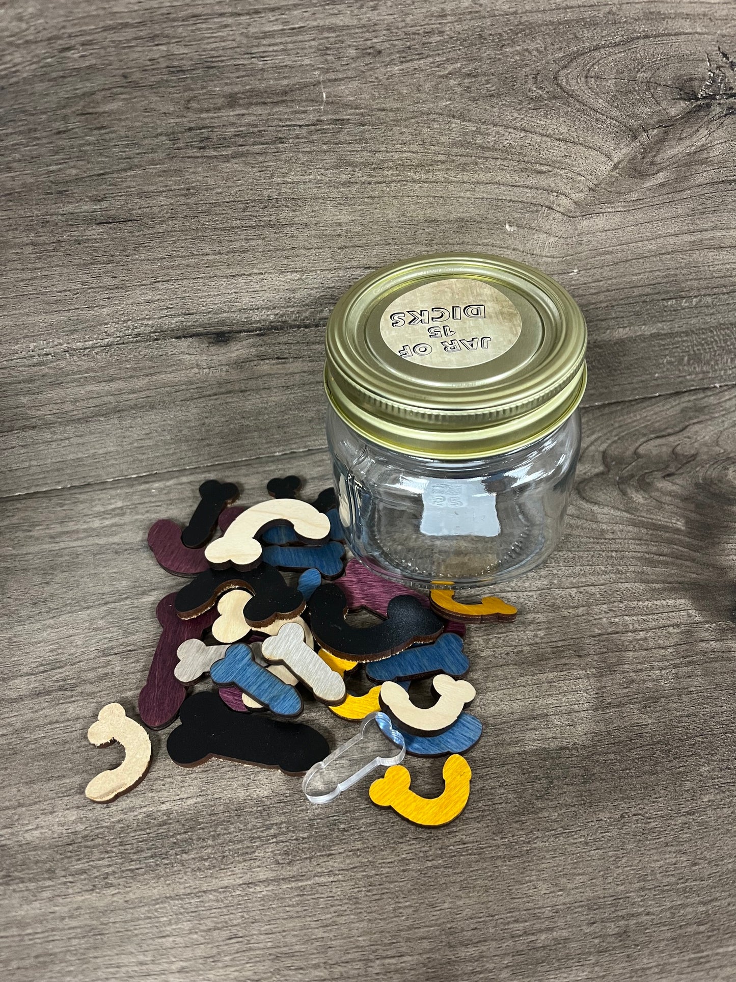 Jar of 15 Dicks