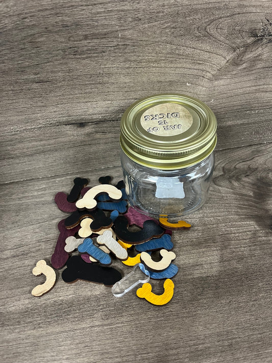 Jar of 15 Dicks