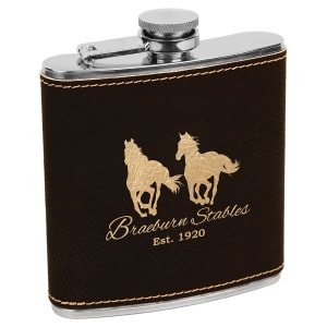 Flask Leather 6 OZ
