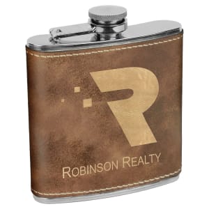 Flask Leather 6 OZ