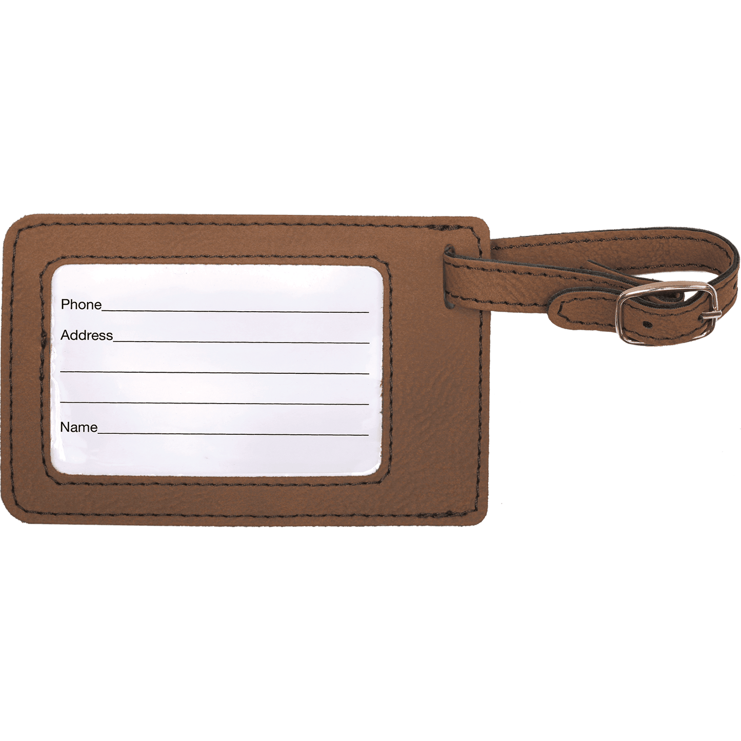 Luggage Tag Brown