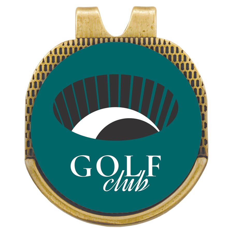 GOLF Hat Clip Marker ANT GOLD