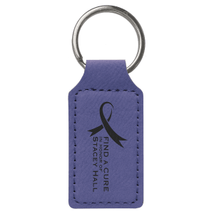 Keychain Leather Rec
