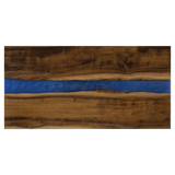 Acacia with Blue Pearl Resin Serving Board