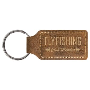 Keychain Leather Rec