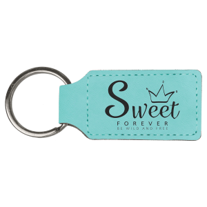 Keychain Leather Rec