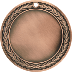 MEDAL INSERT HOLDER 3" gold bronze slv