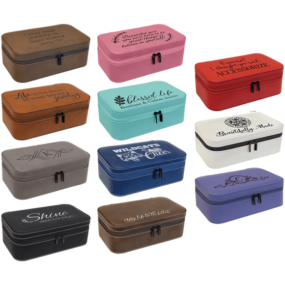 Travel Jewelry Box Large - Leatherette