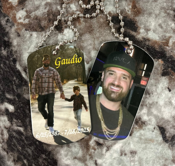 Dog Tag Louis Gaudio Memorial