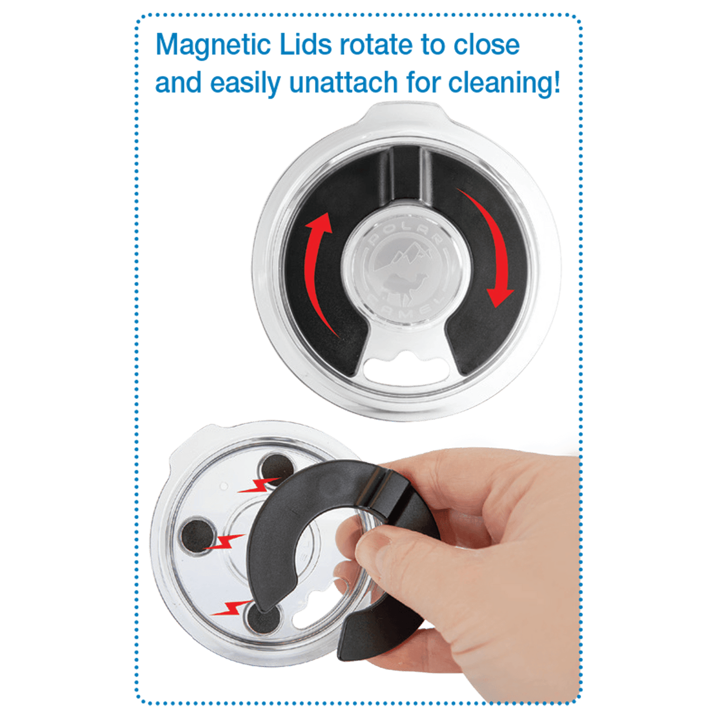 MAGNETIC LID 30 oz