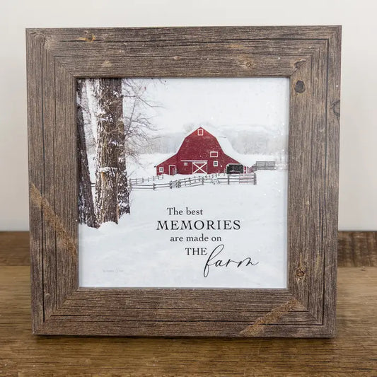 Snow Art Memories on Farm