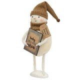 Sprinkles Snowman w/sign