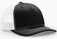 Hat Black/White Mesh