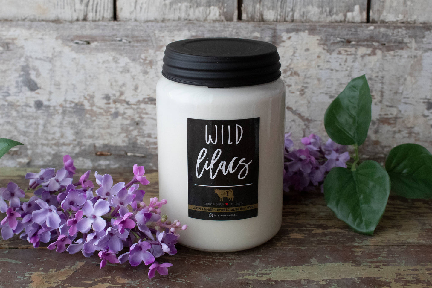 Mason Candle Lilacs